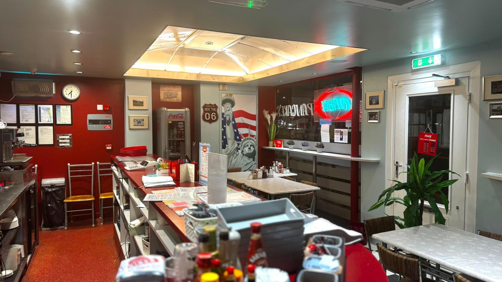Warsaw Diner interior