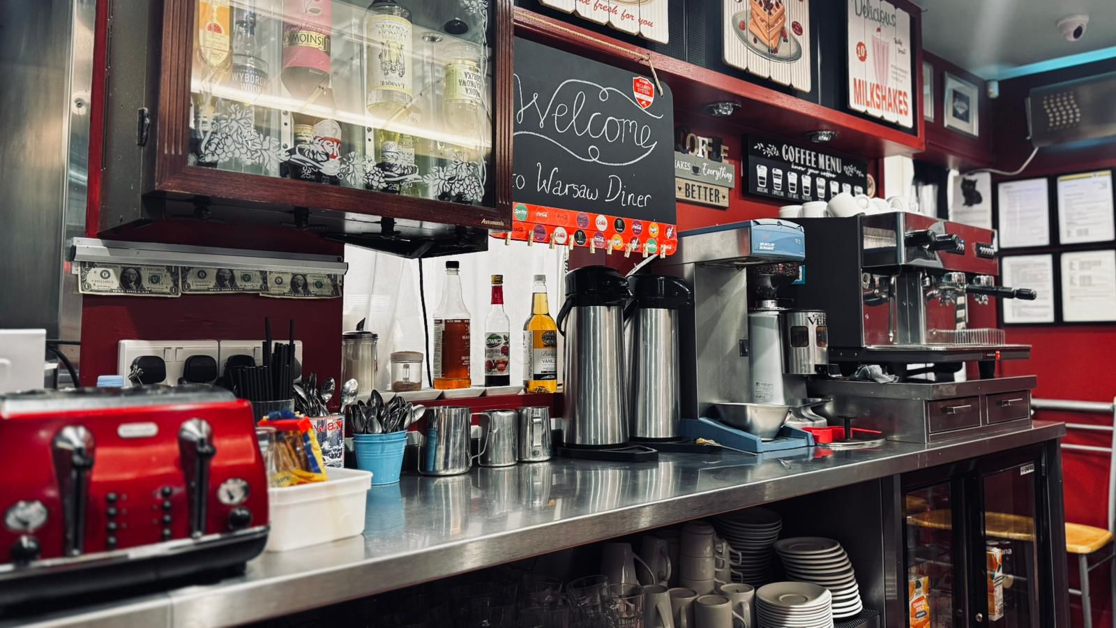 Warsaw Diner interior